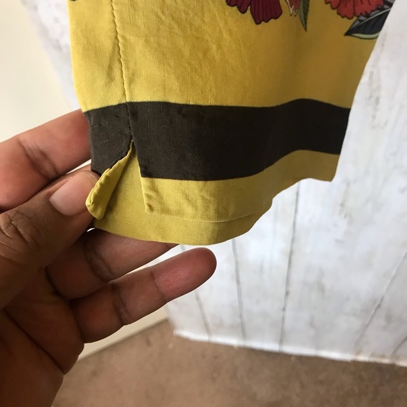 Vintage “Foley’s Boho Hippie Style Floral Cropped Trousers | Size 13/34 - Picture 6 of 13